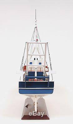 La Confiance French Fishing Shrimp Boat 25 Built Wood Model Ship Assembled