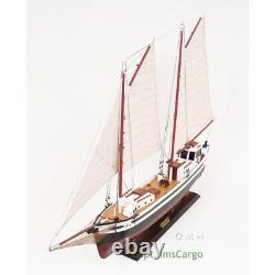 La Gaspésienne Fishing Boat Wooden Schooner Model 43 Canadian Sailboat New