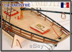 La Jacinthe Scale 1/65 23.6 Wooden Ship Model Kit Wood Sail Boat