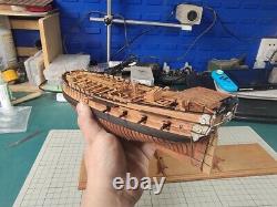 La Salamandre 196 310mm 12 POF Wooden Model Ship Kit