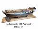 La Salamandre 1/96 12 In Pof Pearwood Wooden Model Ship Kit