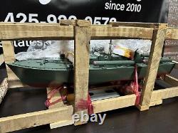 Large 26 US Navy Torpedo Elco PT 109 Savy Boat Model Pre Built with Stand NEW
