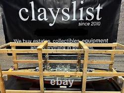 Large Savy German WWII Battleship Ostfriesland Wooden Ship Model 39 NEW