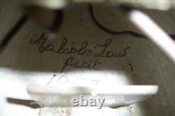 Large Vintage Handmade Wood Folk Art Wwi Tug Boat Model Signed And Dated