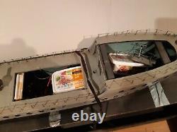 Large scratchbuilt model boat, Remote Control military ship 3ft. RARE RC BOAT