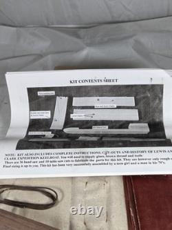 Lewis & Clark Expeditions, 1804-1806 -Keelboat Model Kit -13 Wooden and Cloth