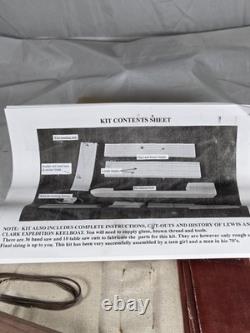 Lewis & Clark Expeditions, 1804-1806 -Keelboat Model Kit -13 Wooden and Cloth