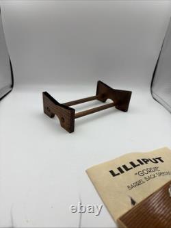 Lilliput Gordie model barrel back speedboat W stand Chris Craft Style Electric