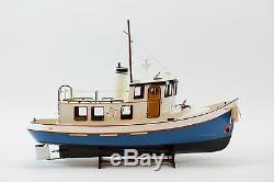 Lord Nelson Victory Tugboat 28 Handmade Wooden Boat Model RC Convertible