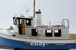 Lord Nelson Victory Tugboat 28 Handmade Wooden Boat Model RC Convertible