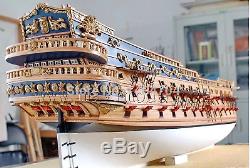 Luxury classic sailing boat Wood model kits San Felipe ship kit for pro adults