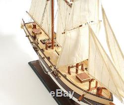 Lynx America's Privateer Tall Ship 34 Built Handmade Wood Model Boat Assembled