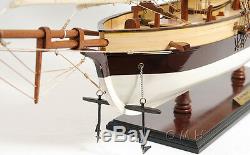 Lynx America's Privateer Tall Ship 34 Built Handmade Wood Model Boat Assembled