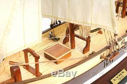 Lynx America's Privateer Tall Ship 34 Built Handmade Wood Model Boat Assembled