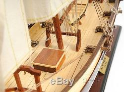 Lynx America's Privateer Tall Ship 34 Built Handmade Wood Model Boat Assembled