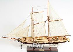 Lynx America's Privateer Tall Ship 34 Built Handmade Wood Model Boat Assembled