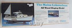 MAINE LOBSTER BOAT Wood Display Model Kit MIDWEST PRODUCTS #953