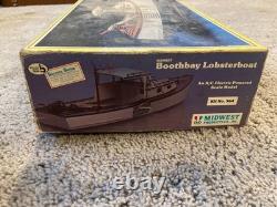 MIDWEST Boothbay Lobster Boat Model Boat Kit No. 964 R/C 30