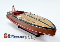 MISS BEHAVE 33 RC RACING runabout fully built scale speed boat wood model