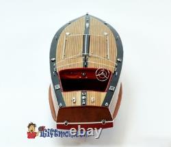 MISS BEHAVE 33 RC RACING runabout fully built scale speed boat wood model