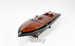 MISS CANADA III G-8 Racing Boat 34 Handcrafted Wooden Classic Boat Model