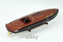MISS CANADA IV CA-9 Racing Boat 34 Handcrafted Wooden Classic Boat Model