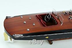 MISS CANADA IV CA-9 Racing Boat 34 Handcrafted Wooden Classic Boat Model