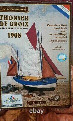 MODEL SHIPWAYS Croix dundee Tuna Boat wood ship kit NEW