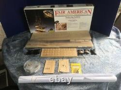 MODEL SHIPWAYS Fair American 14-Gun PRIVATEER wood kit + PLANKING BOOK