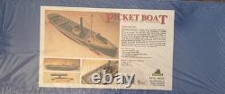 MODEL SHIPWAYS KIT No. MS2261 PICKET BOAT CIVIL WAR 1864 FACTORY SEALED BOX