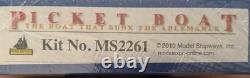 MODEL SHIPWAYS KIT No. MS2261 PICKET BOAT CIVIL WAR 1864 FACTORY SEALED BOX