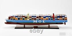 MOL Triumph Container Ship Model 40 Long, Handcrafted Wood/Metal, NEW