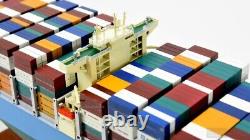 MOL Triumph Container Ship Model 40 Long, Handcrafted Wood/Metal, NEW