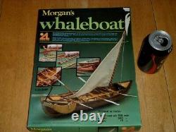 MORGAN'S WHALEBOAT- WOODEN MODEL BOAT KIT, MADE IN SPAIN #1984 yr. SCALE 125