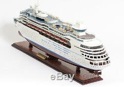 Majesty of the Seas Royal Caribbean Cruise Ship Wooden Model 31 Built Boat New