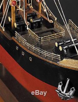 Malacca 1897 Steamship 26.5 Wood Model Boat Assembled