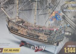 Mamoli 1144 Scale H. M. S Prince 100-gun laser cut craftsman model kit, NEW