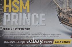 Mamoli 1144 Scale H. M. S Prince 100-gun laser cut craftsman model kit, NEW