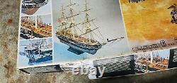 Mamoli 193 Scale Wooden Model Ship USS Constitution OLD IRONSIDES Kit MV 31