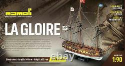 Mamoli La Gloire 34 Gun French Frigate 190 MV34 Model Boat Kit