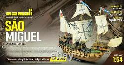 Mamoli MV21 Sao Miguel Caracca Atlantica Model Ship Kit Scale 1/54