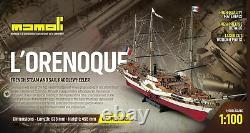 Mamoli MV23 LORENOQUE French steam and sail paddle wheeler 1/100 Scale