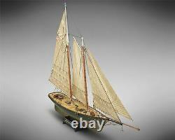 Mamoli MV26 Yacht America Wood Plank-On-Bulkhead Model Ship Kit Scale 1/66