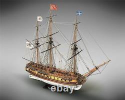 Mamoli MV34 La Gloire Wood Plank-On-Frame Model Ship Kit Scale 1/64