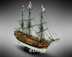 Mamoli MV39 HMS Bounty Wood Plank-On-Frame Model Ship Kit Scale 1/64