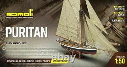 Mamoli MV43 Puritan Model Ship Kit Coppa America 1885 Scale 1/50