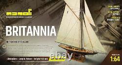 Mamoli MV44 Britannia Model Ship Kit British Regatta Yacht Scale 1/64