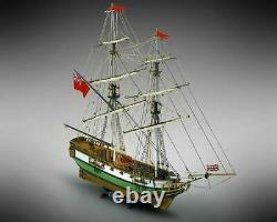 Mamoli MV45 Portsmouth Wood Plank-On-Frame Ship Model Kit