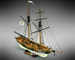 Mamoli MV46 Black Prince Wood Plank-On-Frame Model Ship Kit Scale 1/57