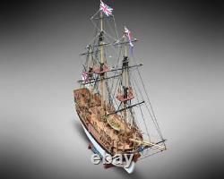 Mamoli MV52 HMS Bounty Wood Plank-On-Bulkhead Ship Model Kit Scale 1/100